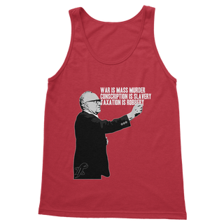 Buy red Taxation is Robbery Rothbard B&W Classic Women's Tank Top