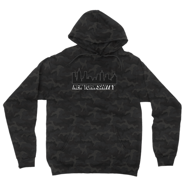 New York Shitty Post Camouflage Adult Hoodie