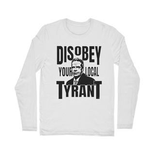 Buy white Disobey Cuomo Classic Long Sleeve T-Shirt