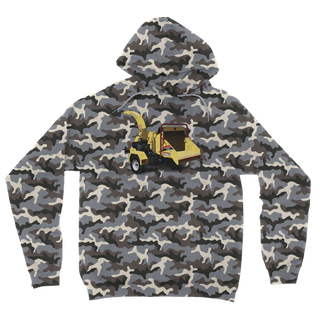 Buy grey-camo Chippah’ Camouflage Adult Hoodie