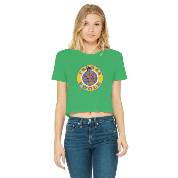 Thomas Swole Classic Women's Cropped Raw Edge T-Shirt