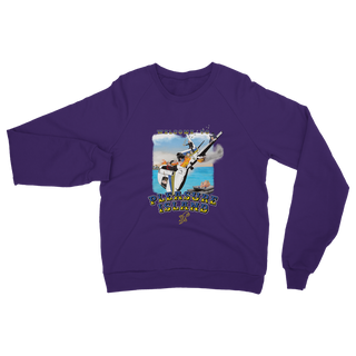 Buy purple Pleasure Island Classic Adult Sweatshirt