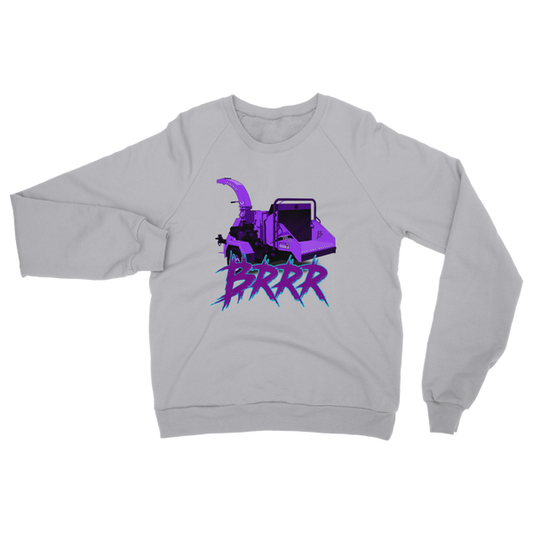 Wood chipper go BRRR BTC Classic Adult Sweatshirt