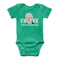 Free Assange Classic Baby Onesie Bodysuit