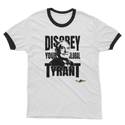 Disobey Soros Adult Ringer T-Shirt