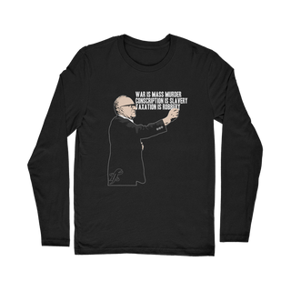 Buy black Taxation is Robbery Rothbard Classic Long Sleeve T-Shirt