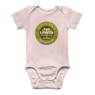 Buy light-pink TopLobsta Retro logo Classic Baby Onesie Bodysuit