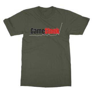Buy army-green GameStonk Classic Adult T-Shirt