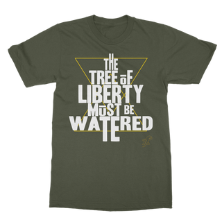 Buy army-green The Tree Must Be Watered Classic Adult T-Shirt
