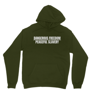 Buy dark-green Dangerous Freedom Classic Adult Hoodie