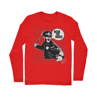 Buy red Wear the Mask Classic Long Sleeve T-Shirt