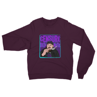 Buy burgundy Censure Deez Nuts Classic Adult Sweatshirt