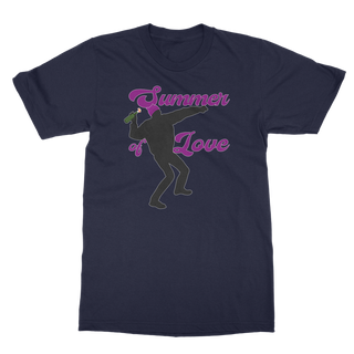 Buy navy Summer of Love Classic Adult T-Shirt