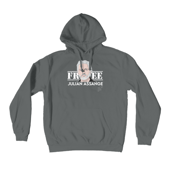 Free Assange Premium Adult Hoodie