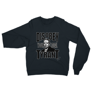 Buy navy Disobey Cuomo Classic Adult Sweatshirt