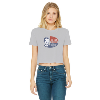 Ron Paul for Congress Classic Women's Cropped Raw Edge T-Shirt