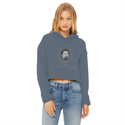 Haymarket Martyr Ladies Cropped Raw Edge Hoodie