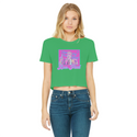 High on Liberty RP Classic Women's Cropped Raw Edge T-Shirt