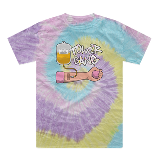 Buy jelly-bean Part of the Plasma Tower Gang Tie-Dye T-Shirt