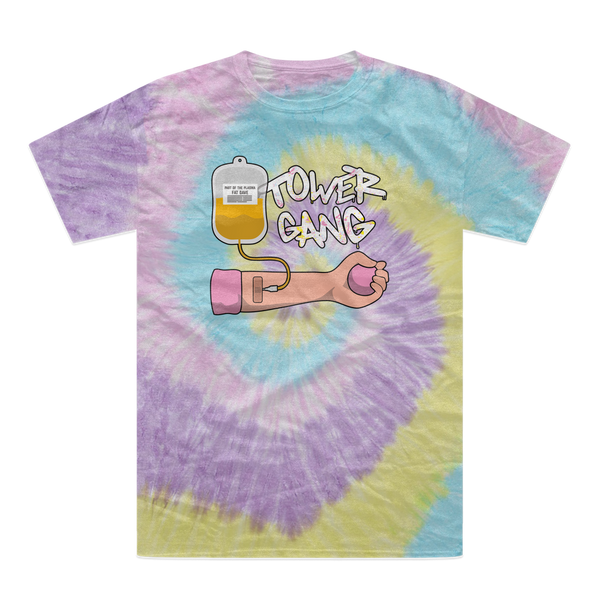 Part of the Plasma Tower Gang Tie-Dye T-Shirt