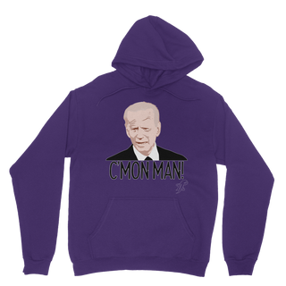 Buy purple C’mon Man Biden Classic Adult Hoodie