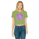 High on Liberty RP Classic Women's Cropped Raw Edge T-Shirt
