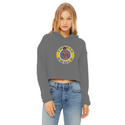 Thomas Swole Ladies Cropped Raw Edge Hoodie