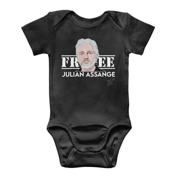 Free Assange Classic Baby Onesie Bodysuit