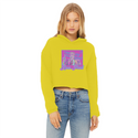 High on Liberty RP Ladies Cropped Raw Edge Hoodie