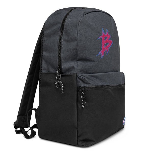 BTC Logo Embroidered Champion Backpack