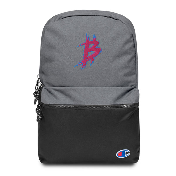 BTC Logo Embroidered Champion Backpack