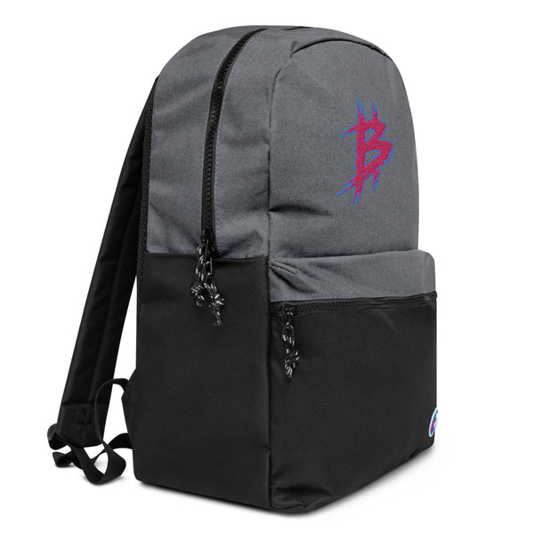 BTC Logo Embroidered Champion Backpack