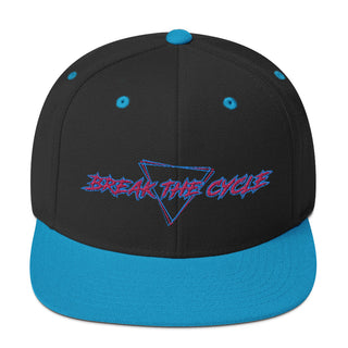 Buy black-teal Break The Cycle Snapback Hat