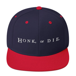 Buy navy-red Honk or Die Snapback Hat
