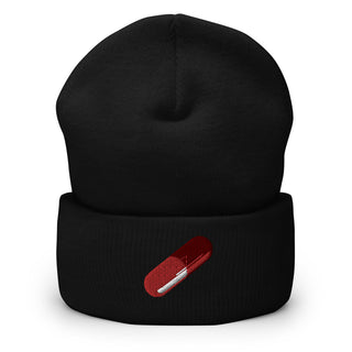 Red Pill Cuffed Beanie