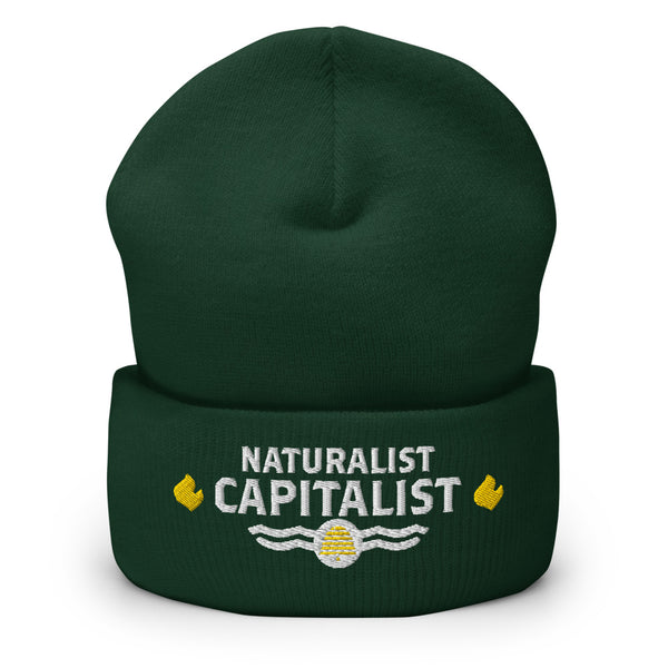 Naturalist Capitalist Cuffed Beanie