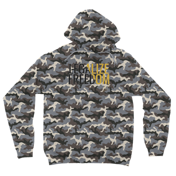 Legalize Freedom Camouflage Adult Hoodie