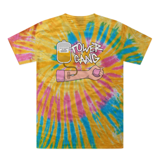 Part of the Plasma Tower Gang Tie-Dye T-Shirt