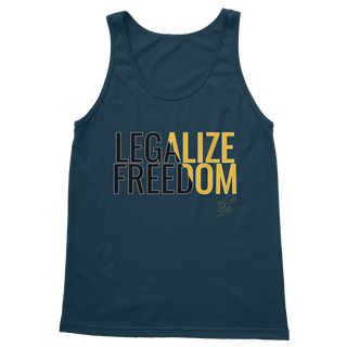 Buy navy Legalize Freedom Classic Adult Vest Top