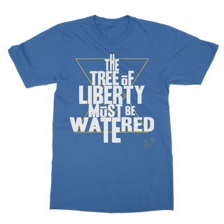 Buy royal-blue The Tree Must Be Watered Classic Adult T-Shirt