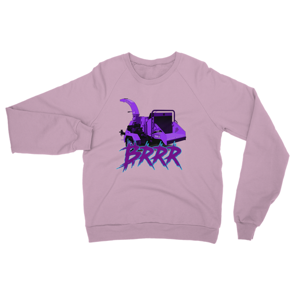 Wood chipper go BRRR BTC Classic Adult Sweatshirt