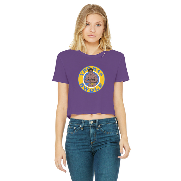 Thomas Swole Classic Women's Cropped Raw Edge T-Shirt