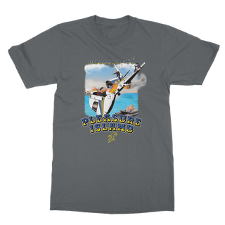 Buy dark-grey Pleasure Island Classic Adult T-Shirt