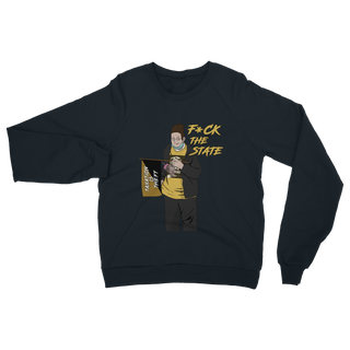 Buy navy F*CK The State Classic Adult Sweatshirt