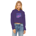 Okay Bundle-o-sticks Ladies Cropped Raw Edge Hoodie