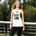Disobey Cuomo Women's Loose Racerback Tank Top