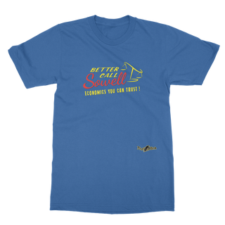 Buy royal-blue Better Call Sowell Classic Adult T-Shirt