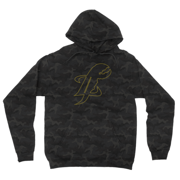 TopLobsta double line logo Camouflage Adult Hoodie