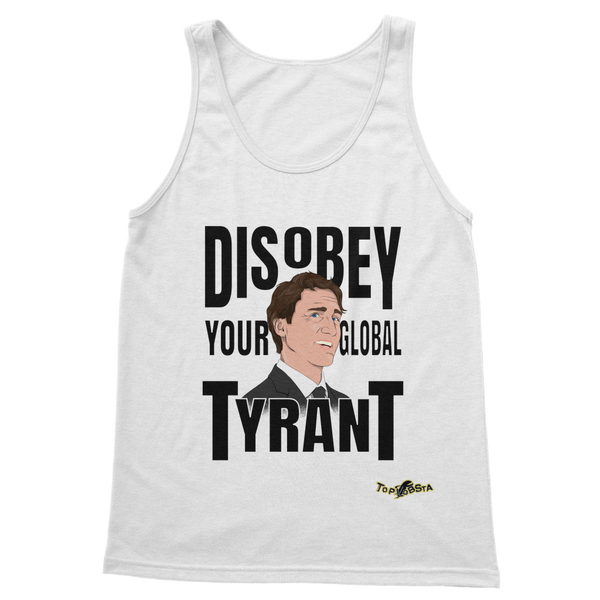 Disobey Your Global Tyrant Trudeau Classic Adult Vest Top