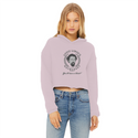 Haymarket Martyr Ladies Cropped Raw Edge Hoodie